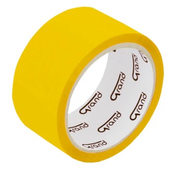 Taśma pakowa GRAND 48mm x 50m kol. żółty [130-1927]