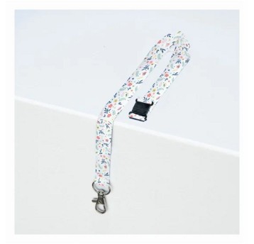 Taśma / smycz do identyfikatorów AVERY ZWECKFORM z karabińczykiem wielokolorowy wzór kwiatowy [R4828F]