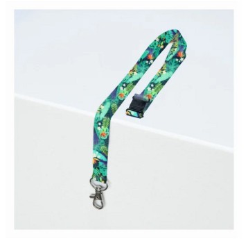 Taśma / smycz do identyfikatorów AVERY ZWECKFORM z karabińczykiem wielokolorowy wzór tropikalny [R4828T]