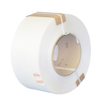 Taśma spinająca 16mm x 0,60mm x 1000m kol. biały polipropylenowa