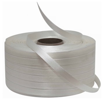 Taśma spinająca 16mm x 850m kol. biały poliestrowa [WG-50]