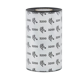 Taśma woskowo-żywiczna ZEBRA 3200 / 03200BK08045 kol. czarny 80mm x 450m Ø25mm