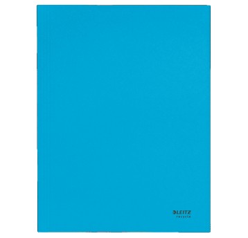 Teczka A4 LEITZ RECYCLE karton kol. niebieski z 3 klapkami [39060035]