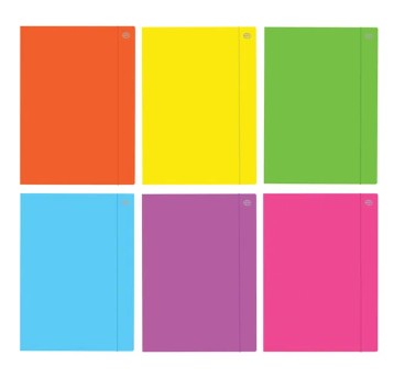 Teczka archiwizacyjna z gumką A3+ INTERDRUK fluo karton [TEGUFLUOA3]