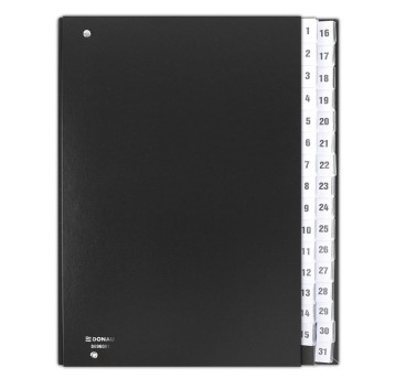 Teczka do podpisu 1-31 A4 DONAU tworzywo sztuczne kol. czarny [8696001-01]