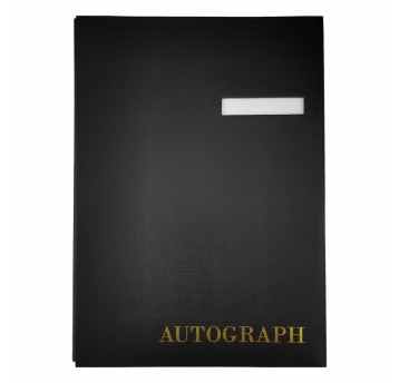 Teczka do podpisu 10 wkładów A4 D.RECT tworzywo sztuczne kol. czarny [110794]