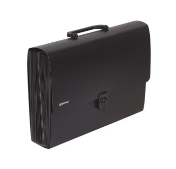 Teczka harmonijkowa 26 przegródek A4 DONAU tworzywo sztuczne kol. czarny [8558001PL-01]