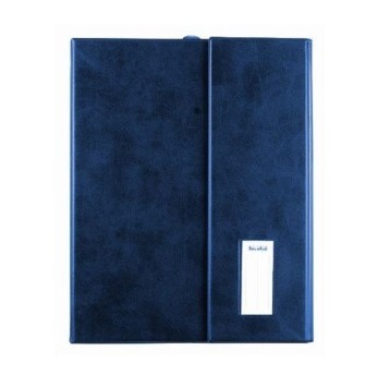Teczka konferencyjna A4 BIURFOL ekoskóra kol. granatowy Julia [TE-12-02]