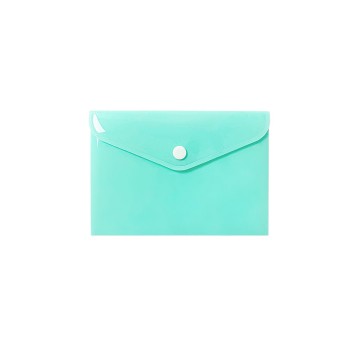 Teczka kopertowa A6 BIURFOL tworzywo sztuczne kol. zielony pastelowy [TKP-A6-04]