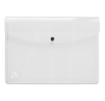 Teczka kopertowa na zatrzask A4 OXFORD HAWAI tworzywo sztuczne kol. przezroczysty [400031408]