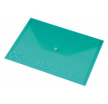 Teczka kopertowa na zatrzask A4 PANTA PLAST FOCUS tworzywo sztuczne kol. zielony [0410-0016-04]