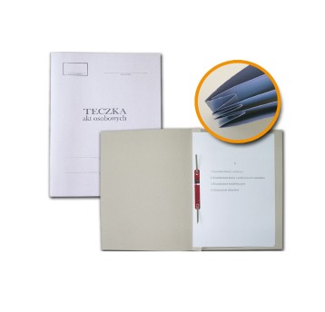 Teczka na akta osobowe A4 BARBARA karton kol. biały [822002]