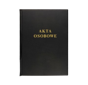 Teczka na akta osobowe A4 PANTA PLAST tworzywo sztuczne kol. czarny [0409-0013-01]