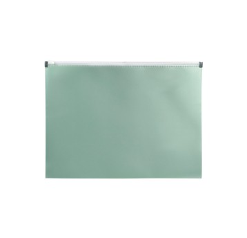 Teczka na suwak A5 BIURFOL MORANDI tworzywo sztuczne kol. zielony [TSM-A5-03]