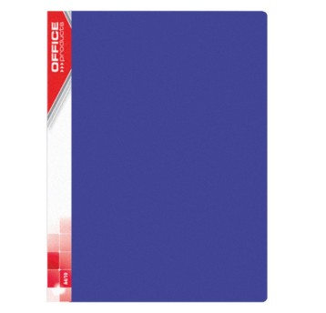 Teczka ofertowa 40 wkładów A4 OFFICE PRODUCTS tworzywo sztuczne kol. niebieski [21124011-01]