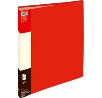 Teczka ofertowa 60 wkładów A4 GRAND 9006A tworzywo sztuczne kol. czerwony [120-1210]