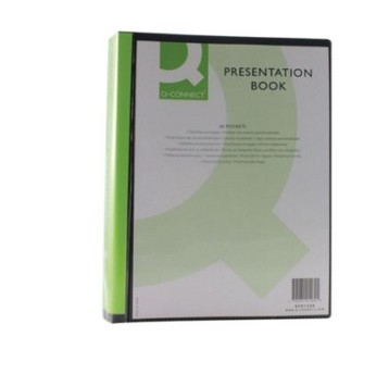 Teczka ofertowa 60 wkładów A4 Q-CONNECT tworzywo sztuczne kol. czarny [KF01269]