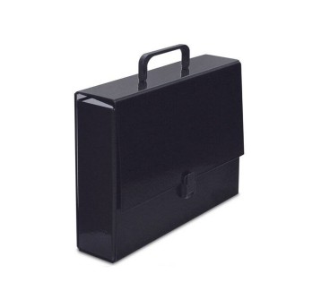 Teczka pudełko z rączką A4 80mm VAUPE CLASSIC karton kol. czarny [305/02]