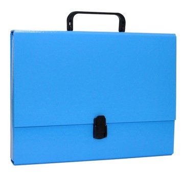 Teczka pudełko z rączką A4 OFFICE PRODUCTS karton kol. niebieski [21187811-01]