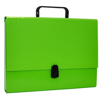 Teczka pudełko z rączką A4 OFFICE PRODUCTS karton kol. zielony [21187811-15]