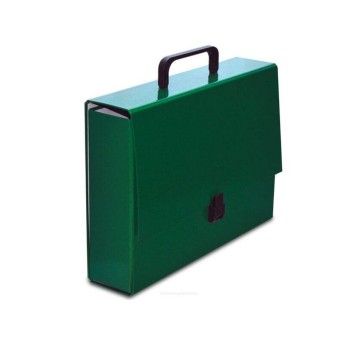 Teczka pudełko z rączką A4 VAUPE CLASSIC karton kol. zielony [305/06]