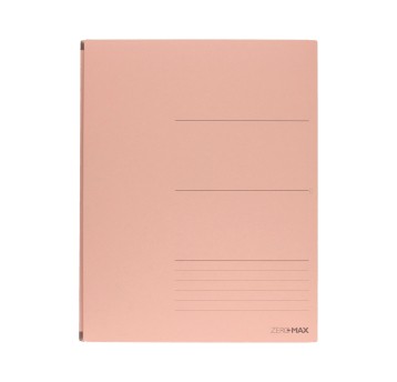 Teczka skoroszytowa regulowana A4 100mm PLUS ZERO-MAX karton kol. różowy [205130]