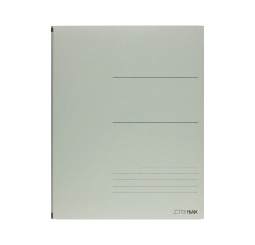 Teczka skoroszytowa regulowana A4 100mm PLUS ZERO-MAX karton kol. szary [205111]