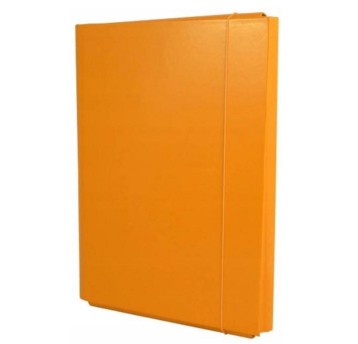 Teczka skrzydłowa z gumką A4 40mm BARBARA karton kol. pomarańczowy [1821032]