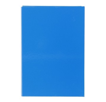 Teczka skrzydłowa z rzepem A4 20mm BARBARA karton kol. niebieski [1821019]