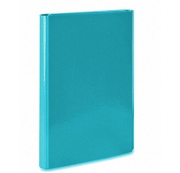 Teczka skrzydłowa z rzepem A4 35mm BARBARA karton kol. turkusowy [1821458]