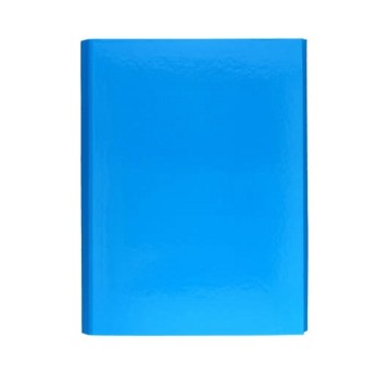 Teczka skrzydłowa z rzepem A4 40mm BARBARA karton kol. niebieski [1821029]