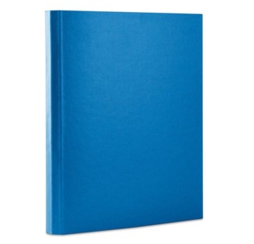 Teczka skrzydłowa z rzepem A4 40mm OFFICE PRODUCTS karton oklejany kol. niebieski [21187411-01]