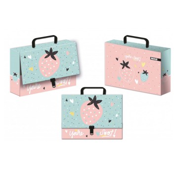 Teczka walizeczka z rączką A4 BENIAMIN karton wzór You're Sweet [110013]