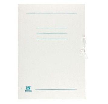 Teczka wiązana A4 BARBARA papierowa kol. biały 400g [0821005]