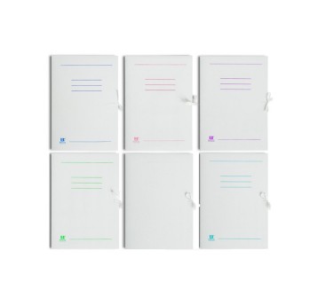 Teczka wiązana A4 BARBARA papierowa kol. biały bezkwasowa 350g [0821016BN]