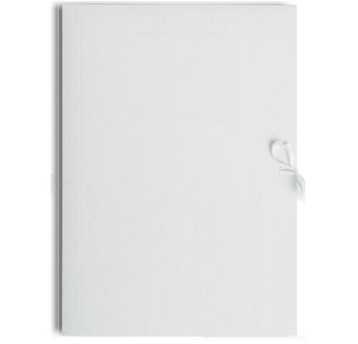 Teczka wiązana A4 BARBARA papierowa kol. biały LUX 250g