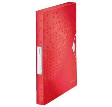 Teczka z gumką A4 30mm LEITZ WOW tworzywo sztuczne kol. czerwony [46290026]