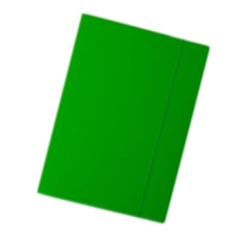 Teczka z gumką A4 BANTEX karton lakierowany kol. jasnozielony [100553874]