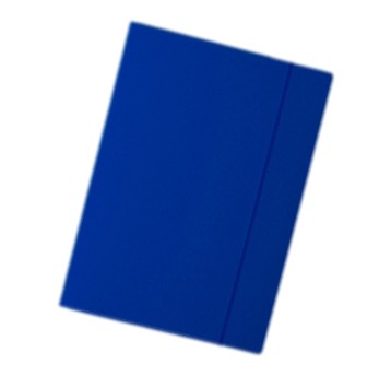 Teczka z gumką A4 BANTEX karton lakierowany kol. niebieski [100553869]