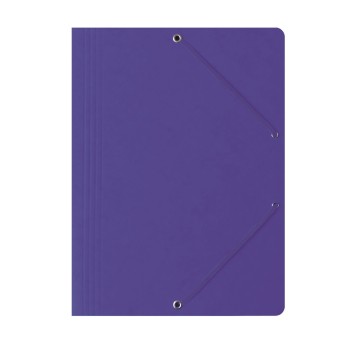 Teczka z gumką A4 BANTEX preszpanowa kol. fioletowy [400087828]