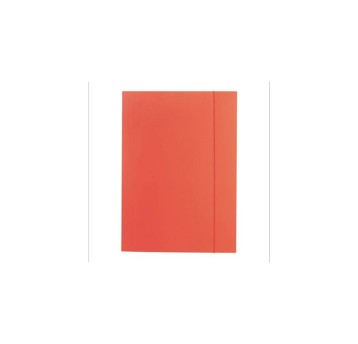 Teczka z gumką A4 BARBARA karton lakierowany kol. czerwony klejona 350g [308]