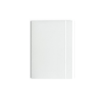 Teczka z gumką A4 BARBARA papierowa kol. biały bezkwasowa 250g [821003]