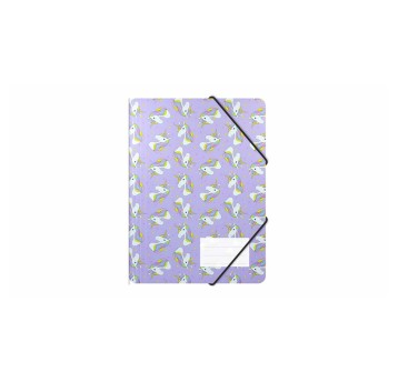 Teczka z gumką A4 BIURFOL tworzywo sztuczne wzór GAMEPAD [TGN-A4-05]