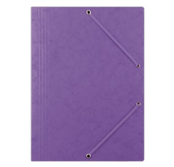 Teczka z gumką A4 DONAU preszpanowa kol. fioletowy [8643080-23PL]