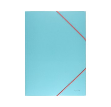 Teczka z gumką A4 LEITZ COSY karton kol. niebieski [30020061]