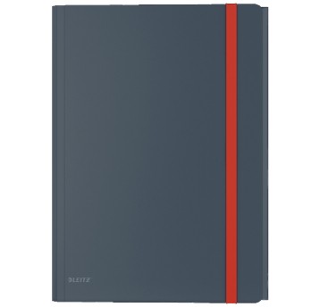 Teczka z gumką A4 LEITZ COSY tworzywo sztuczne kol. szary [46190089]