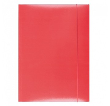 Teczka z gumką A4 OFFICE PRODUCTS karton lakierowany kol. czerwony 300g [21191131-04]
