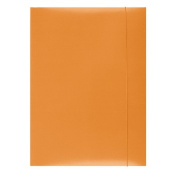 Teczka z gumką A4 OFFICE PRODUCTS karton lakierowany kol. pomarańczowy 300g [21191131-07]