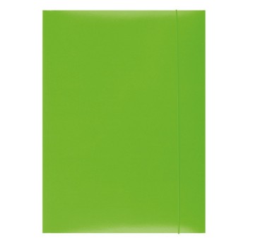 Teczka z gumką A4 OFFICE PRODUCTS karton lakierowany kol. zielony 300g [21191131-02]