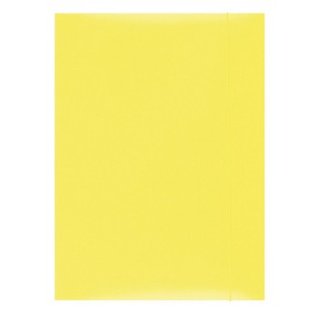 Teczka z gumką A4 OFFICE PRODUCTS karton lakierowany kol. żółty 300g [21191131-06]
